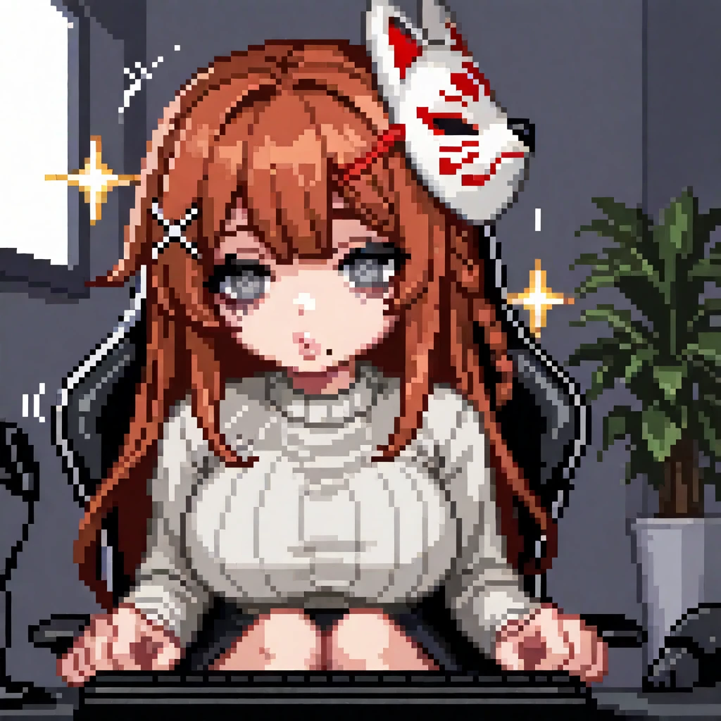 masterpiece, Best quality, (Hyosir, Tom Bagshaw), female deer, antro, Drawing,draws on a graphics tablet,hands holding a stylus, Perfect eyes, Long eyelashes,plump, big breasts, (deer), (Sweaty face), (Red hair, square), Gray Fur, (draw up, Eyeliner:1.1)BREAK (detailed background:1.3), (Cinematic lighting), detailed ambient light, (detailed lighting), (diffused light on the body), , ((Dark outlines)), [[from Taran violinist]], from dagasi, by Foxovh, (sharp focus, 8 k, 4K,Raw photo, warm lighting, Best quality, it&#39;s empty here, A high resolution, high detail, ultra realistic, absurd resolution