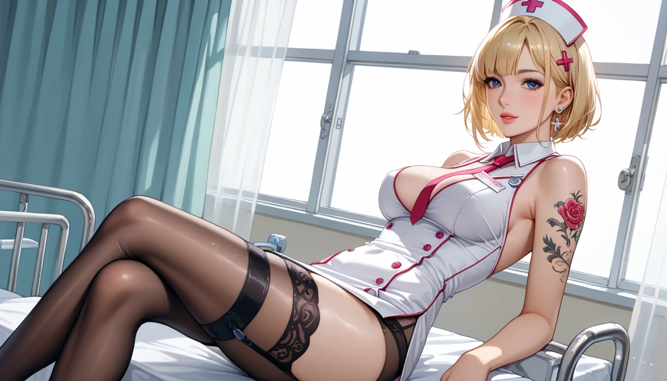 realistic, (real picture, intricate details, depth of field), (1girl, solo), make up, parted lips, highly-detailed, perfect face,
(huge breasts:1), (skindentation), thick thighs, wide hips, small waist, tall, glossy coral lips,
(blond hair:1.4),ponytail,
(sweating:1.2), (wet), sexy, blushing,shiranui mai,genryusai maki,final fight,red kimono, bare shoulder,full body, bare legs, barefoot,cleavage,bare arms,fishnet bra,ninja, kunoichi,shinobi,chain mail shirt,muscular female, panties,sweating,sweating profusely,shouting, screaming, open mouth,(moaning in pain, feeling pain, tears, pain, crying with pain, expression of anguish),lying on the bed, on back,Nashiko Momotsuki,