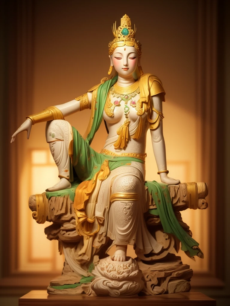 The beautiful earth goddess kneels on the earth,He held his long black hair in his hand, Beautiful figure,White skin of the,Delicate,(primitive:1.2),(realisticlying:1.4),(Sharpness:1.2),16 yaers old,(((body high:1.5))),(((Gemstones refract dazzling light))),((middlebreast:1)),(Abs:0.7),(glute:1.2),(healthy-looking skin, Thin skin, seductiveexpression, 二重まぶた,Jelly textured lips, Glowing lips,Small upturned lips,Shiny skin,(((Flawless skin texture))),Real pores,ctextured skin,choker necklace,Yingluo,(Wear gemstones,pearls,hisui,amber,),((Gorgeous and exquisite crown,gemstone setting)),(Dynamic hair,long whitr hair,Beaded hairpins,Nobile,Delicate skin texture),Glossy glossy skin,Glowing skin,Radiant hair,The head is illuminated with an aperture,The body shines,
High quality detailing, Cinematic lighting,,absurderes, unbelievable Ridiculous, hugefilesize, ultra - detailed, A high resolution, The is very detailed,best qualtiy,tmasterpiece,illustratio,The is very detailed,CG,unified,8k 壁纸,Amazing Cleavage,finely detailled,tmasterpiece,(((dynamicposes))),((Correct anatomy)),(((Correct dissection)),