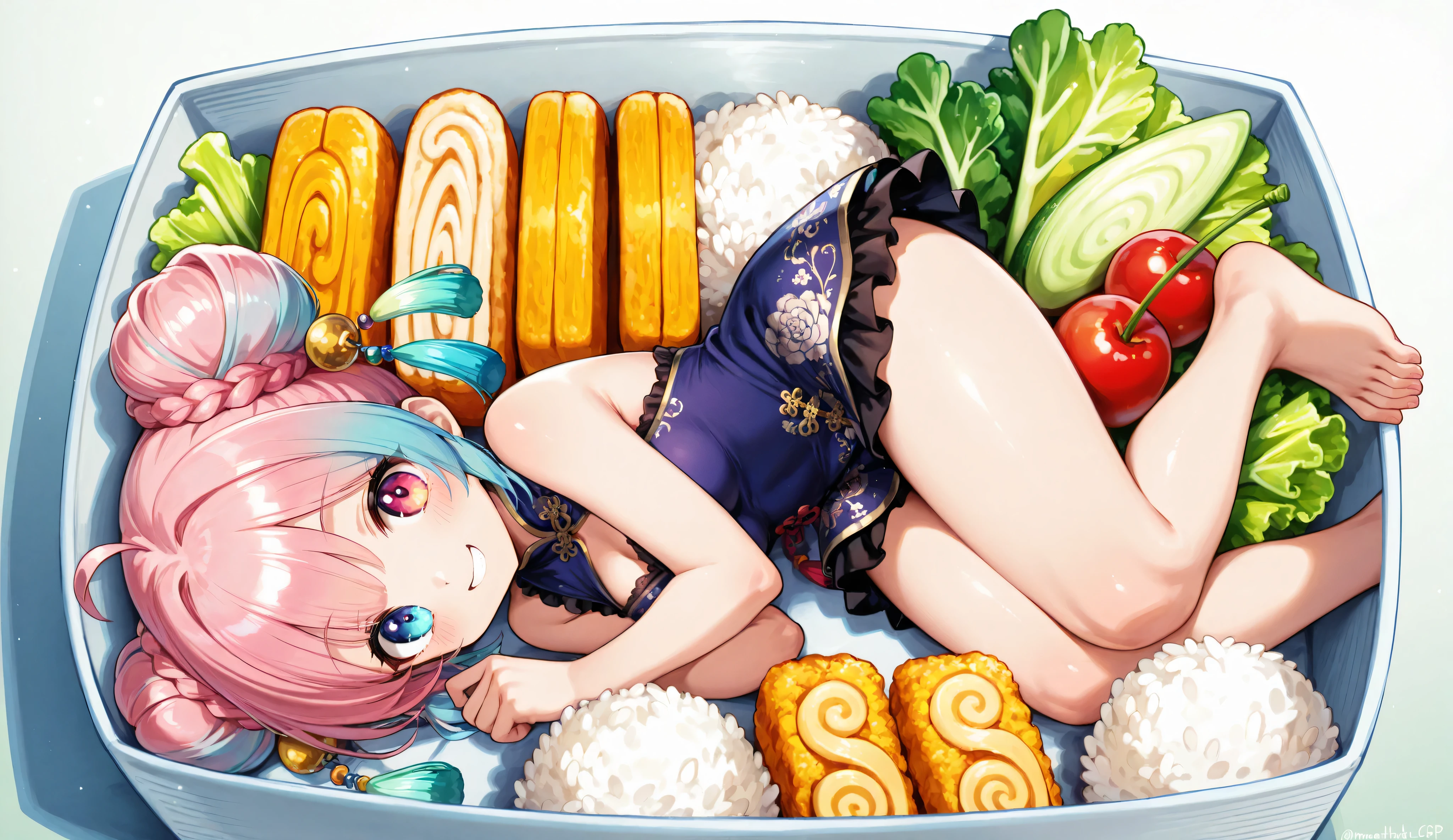 Oriental project Yuyuko eats watermelon