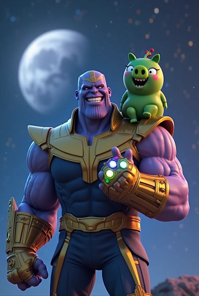 Motu patlu with thanos