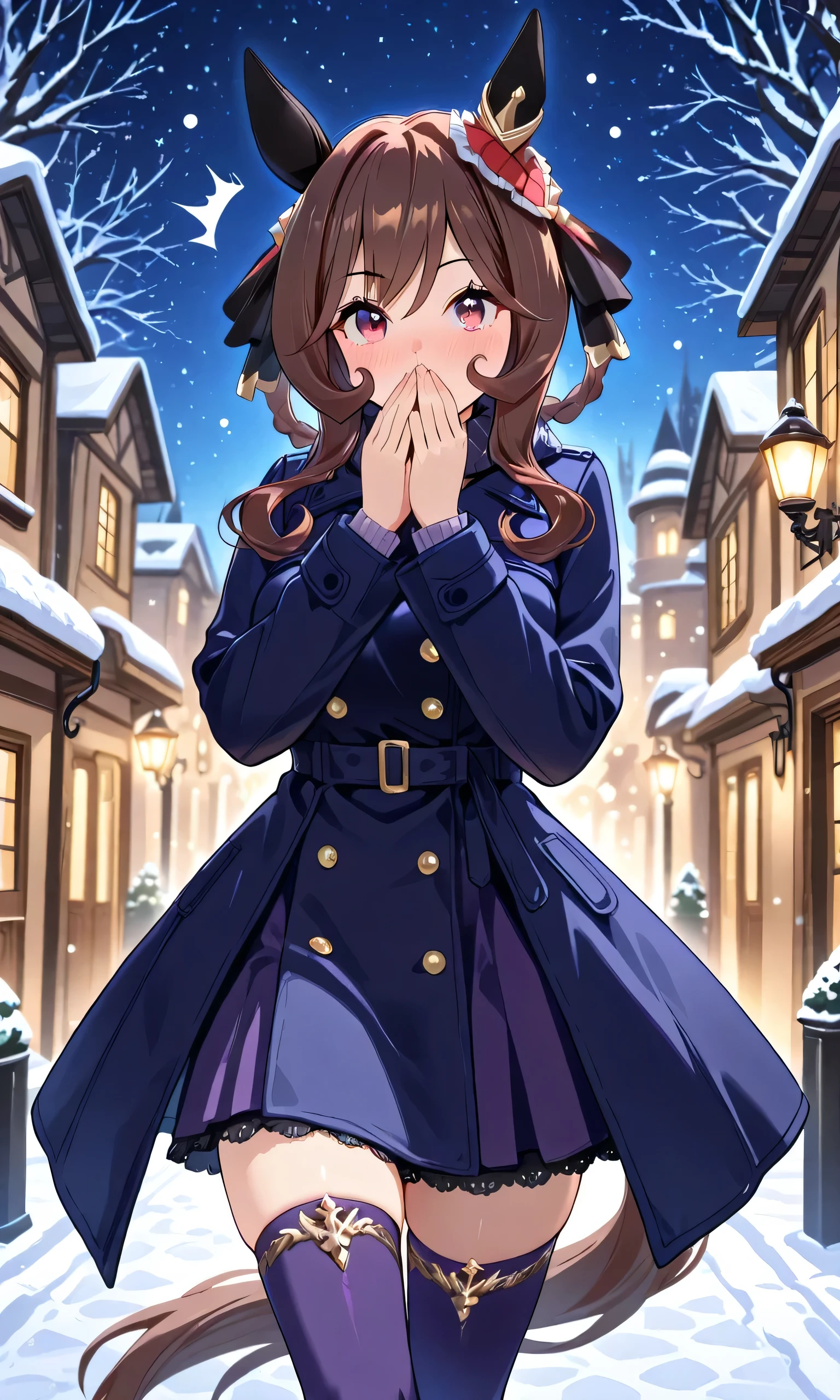 snowy night
