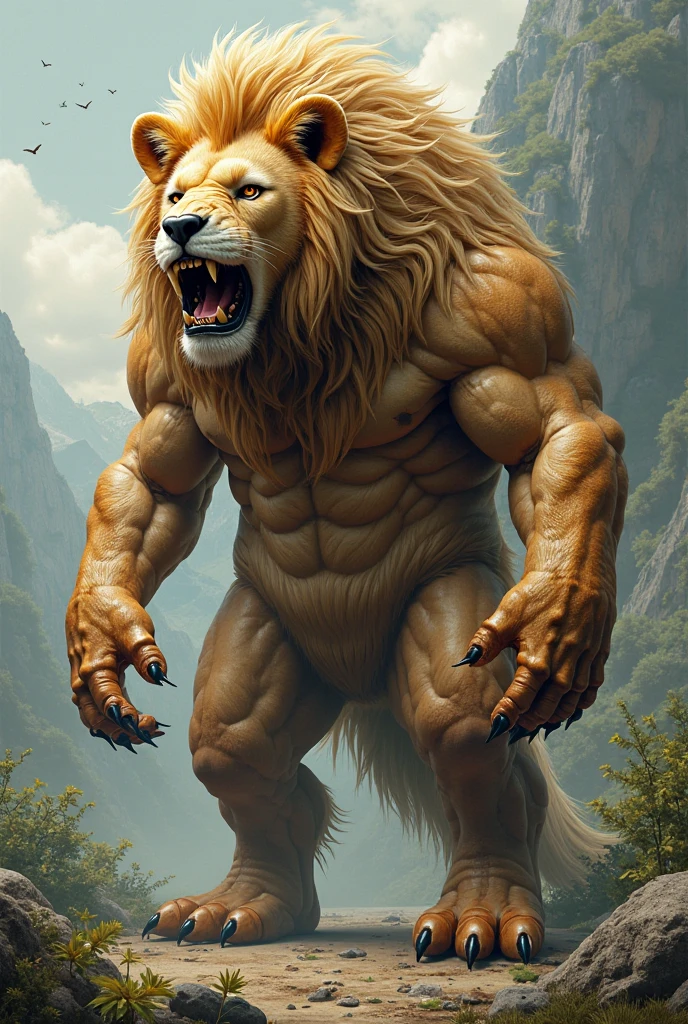 Lion, mong blond mane, black beard, green eyes, realistic eyes, posted on e621, furry body, anthro body, anthro werelion, claws on hands, werelion, solo, male, adult, masculine, (very fat and big belly, large arm muscles, buff:1.2), correct anatomy, (photorealistic fur, detailed fur, epic, masterpiece:1.2), in tight jockstrap, in the room with a bed, sitted on the bed, luminous, (by echin, by Taran Fiddler, by Juiceps, by Rukis), (detailed eyes:1.2), impressive physique, strong pose, proud, flexing biceps with one arm, seductive face, looking at camera