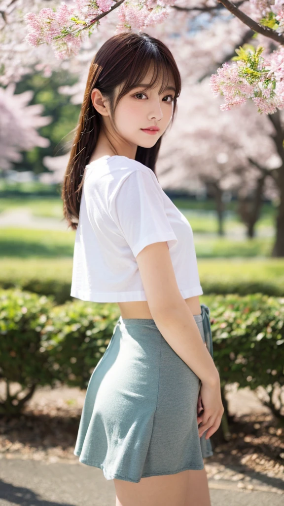 Hot 18 year old girls,while skin,black straight long hair,small skirt over ass, blue eyes,big breasts,got legs,looking at the viewer,full lips, smiling, mouth closed,wet,hot ass,red cheeks, one hand holding the skirt,white top really really short,good quality,8k,