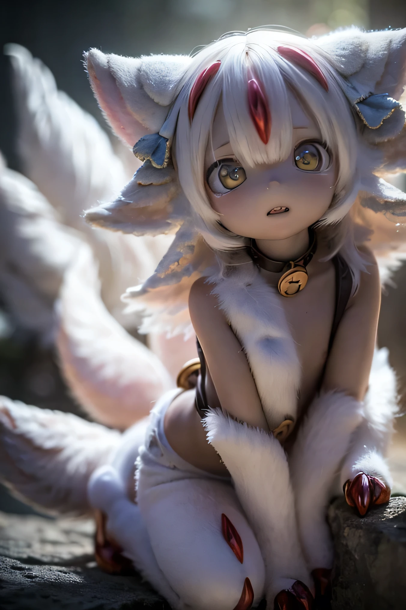 fantasy shot with Nikon Z7 II mirrorless camera、Pussy Glow To The Max 、4K、8k、masterpiece、super fine、Photographer、professional、vibrant colors、Bokeh、Faputa、、mysterious、 magical creature 、Sparkling、intricate pattern、Magical Atmosphere、amazing views、Dramatic Lighting、Pictorial Effects Fighting