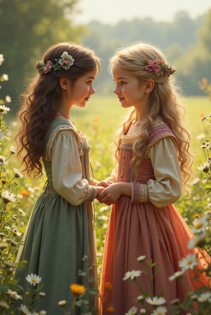 A princesss and her twin sister