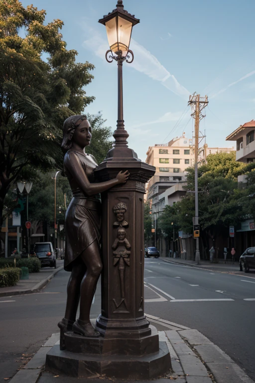 (( nude woman statue)), ((melhor qualidade)), ((cor esmeralda)), ((square in the background)), ((statue only)),