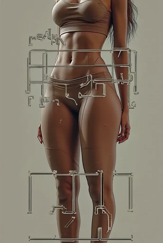((masterpiece, best quality)), ((Curvy Red-haired Latina in white bra and white panties)), standing against a wall, (( Green eyes)), wearing red lipstick, barefoot, realistic Action figure, toy close up, detailed figurine, intricate details