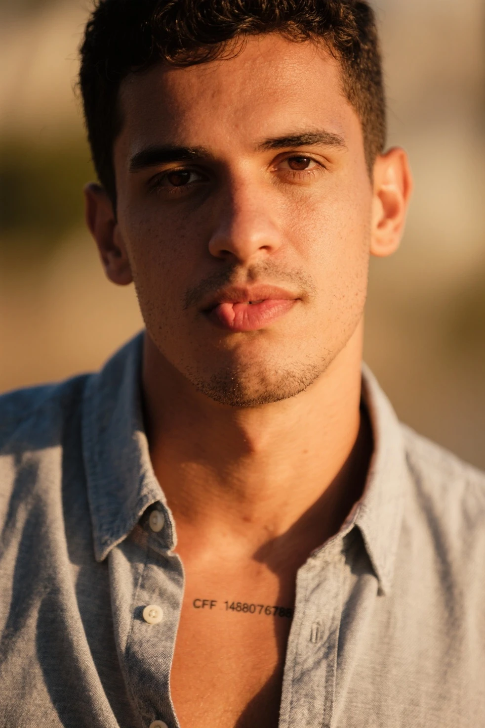 Sensual photo of a skinny guy with a thin mustache , hair styled with gel back, Light brown eyes, He is in a backyard in the favela , he is naked, He is looking sensually at the camera, homem gay sensual , dirty fedora , stinking, drugged