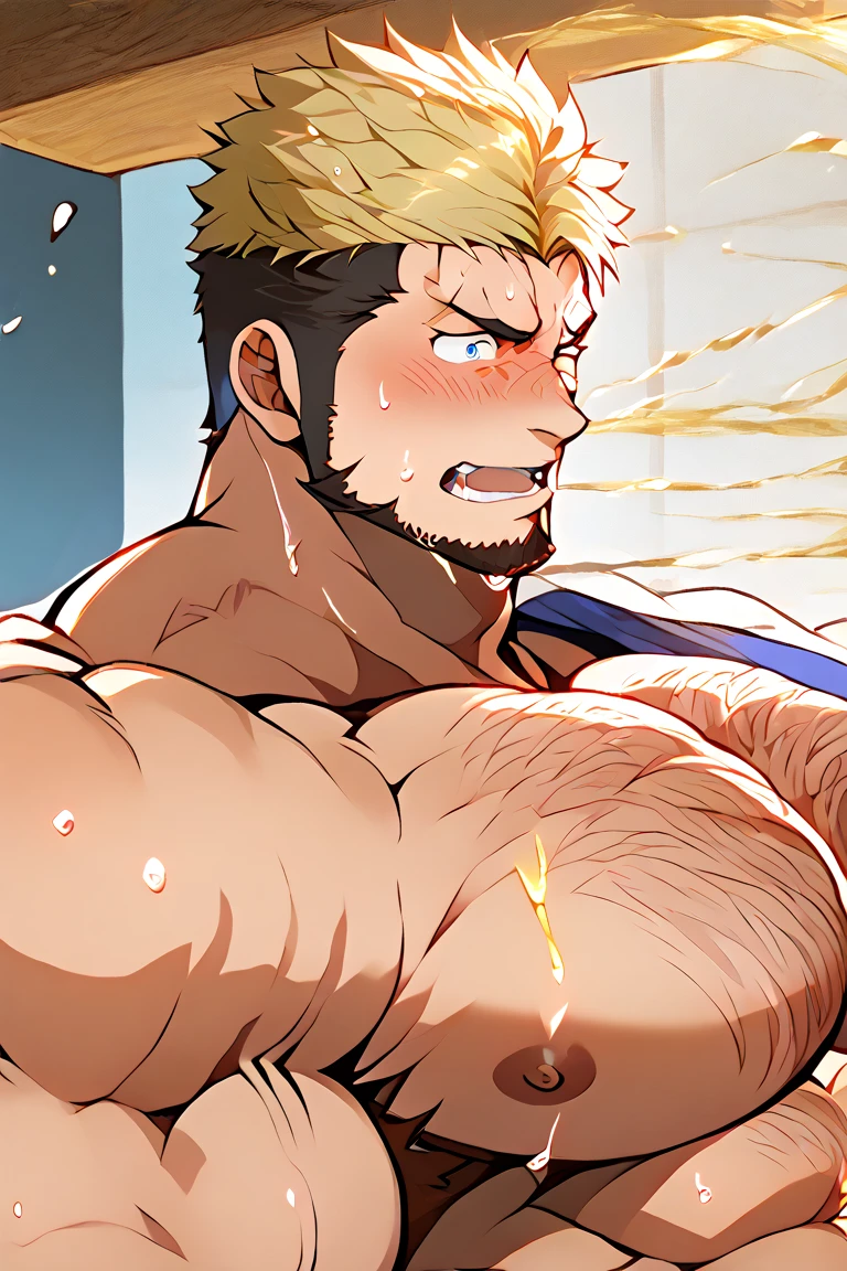 Top quality, High-quality illustrations((masterpiece))Depth of Field, Motion Blur, absurd, Perfect anatomical structure, magnificent picture of Beast field fighting fierce battles, Beast field, 1 boy, Focus only, anthropology((dramatic))epic, arms, Dynamic poses, a scene of,
