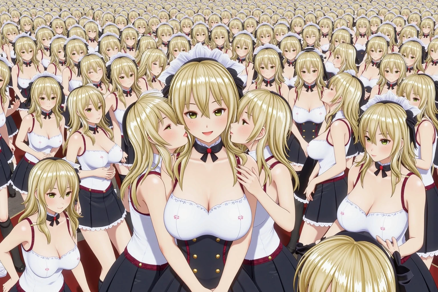 Realistic, Wide-angle,One Girl, blonde、Shortcuts、shy, Embarrassing, ((blush)), (Completely torn costume:1.5), (torture chamber)、In the crowd、Humiliated, (regrettable)、Embarrassing,( surprised:1.3), Man and woman having 、A man is holding a woman's waist、Wide-angle, throw, From below, high school girl、School uniforms、 Please raise your hand,Handcuffs on both hands、Raise your arms above your head、 Hands tied to the wall, Leaning against a wall, 、Pleated mini skirt、(Torn clothes)、Bigight, Shine, (masterpiece)