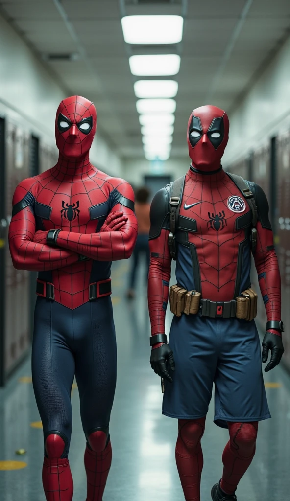 Pedro Pascal, Pedro Pascal face, in a spider-man costume body, (no face mask)
