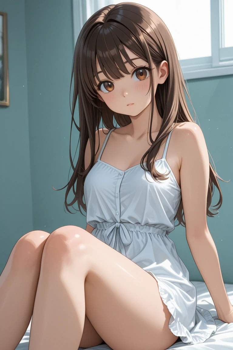 As the setting sun shines, Akemi is pushed down on the floor of the office alone with her senior.(24-years-old)、The white walls are dyed orange by the setting sun, creating a translucent, dreamy atmosphere.、Her blouse was wrinkled, as if it had been forcibly removed.、A man's fingertips are rolling up her stylish pink bra。Big nipples sticking out。The woman is crying and has a blank look on her face.。After resisting the short bob hairstyle that was frizzy。