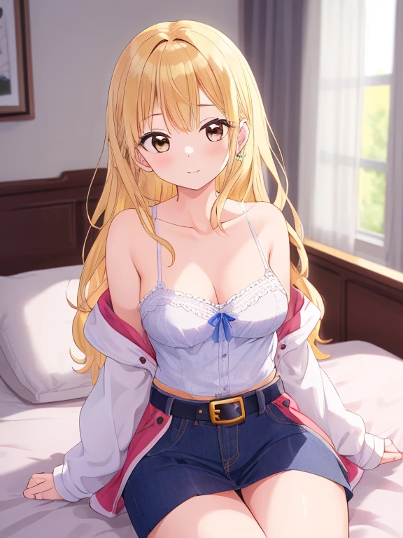 masterpiece, best quality, 1girl, solo, aishakr, pajamas, shirt, (pink pajamas:1.2), collarbone, long sleeves, wide sleeves, plunging neckline, panties, white panties, (cameltoe:1.1), long hair, one eye closed, sleepy, :o, (wavy mouth, tearing up:1.1), cowboy shot, indoors, hallway, manor interior, (victorian architecture:1.1), sunbeam, light particles, morning, (rubbing eyes, hand on own face), <lora:aishakr-v8-10:1.0>