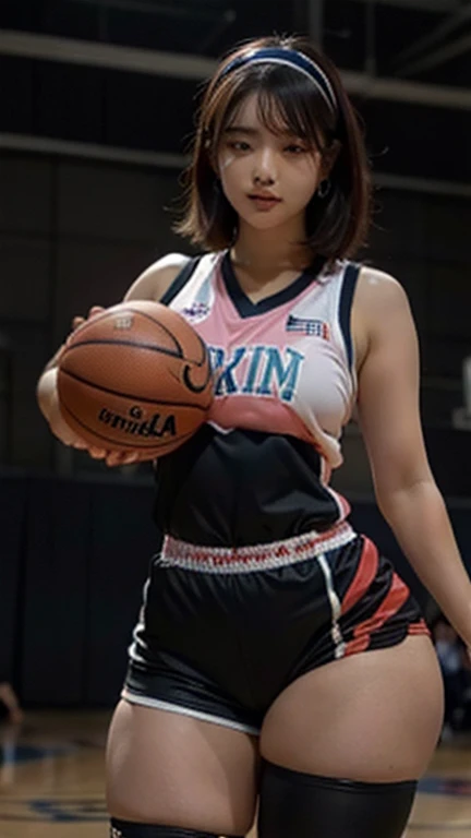 (8k, best quality, masterpiece:1.2), (realistic, photo-realistic:1.37),((fat body:1.4)),((stringkini panties)),ultra-detailed,best quality, ultra high res, professional lighting, photon mapping, radiosity, physically-based rendering, cinematic lighting, basketball court,depth of field, sharp focus,sunbeam, good composition,(bokeh:1.2) 1girl Indonesia,solo,(full body), cute smile,(closed mouth),beautiful detailed eyes, pose, narrow waist,basketball uniform, black hair,messy hair,long hair floating in wind,(ulzzang-6500:1.2)
mix4, hiqcgbody