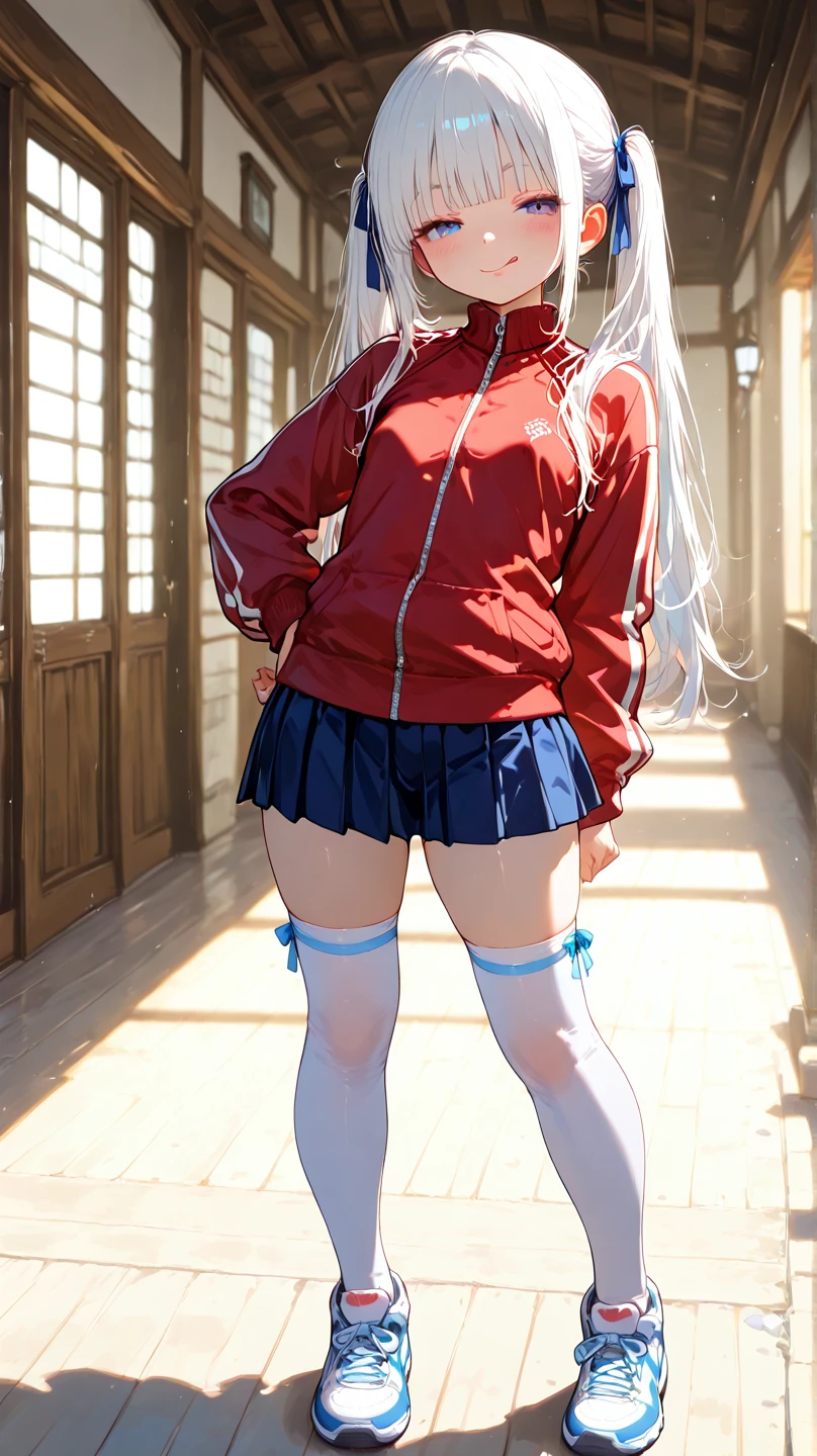kimono、8K, highest quality, masterpiece, wearing knit sweater & miniskirt, (Flirtingly lifting her skirt to show her panties:1.3)、白色I can see a little of your panties、super detailed、random angle、silver hair color、random pose、kimono、、embarrassed expression、blush、whole body visible、white panties、wearing knit sweater & miniskirt, (Flirtingly lifting her skirt to show her panties:1.3)、kimono、I can see a little of your pantiey crotch is wet、sweaty、panties are wet、random hairstyle、、Japanese style room、