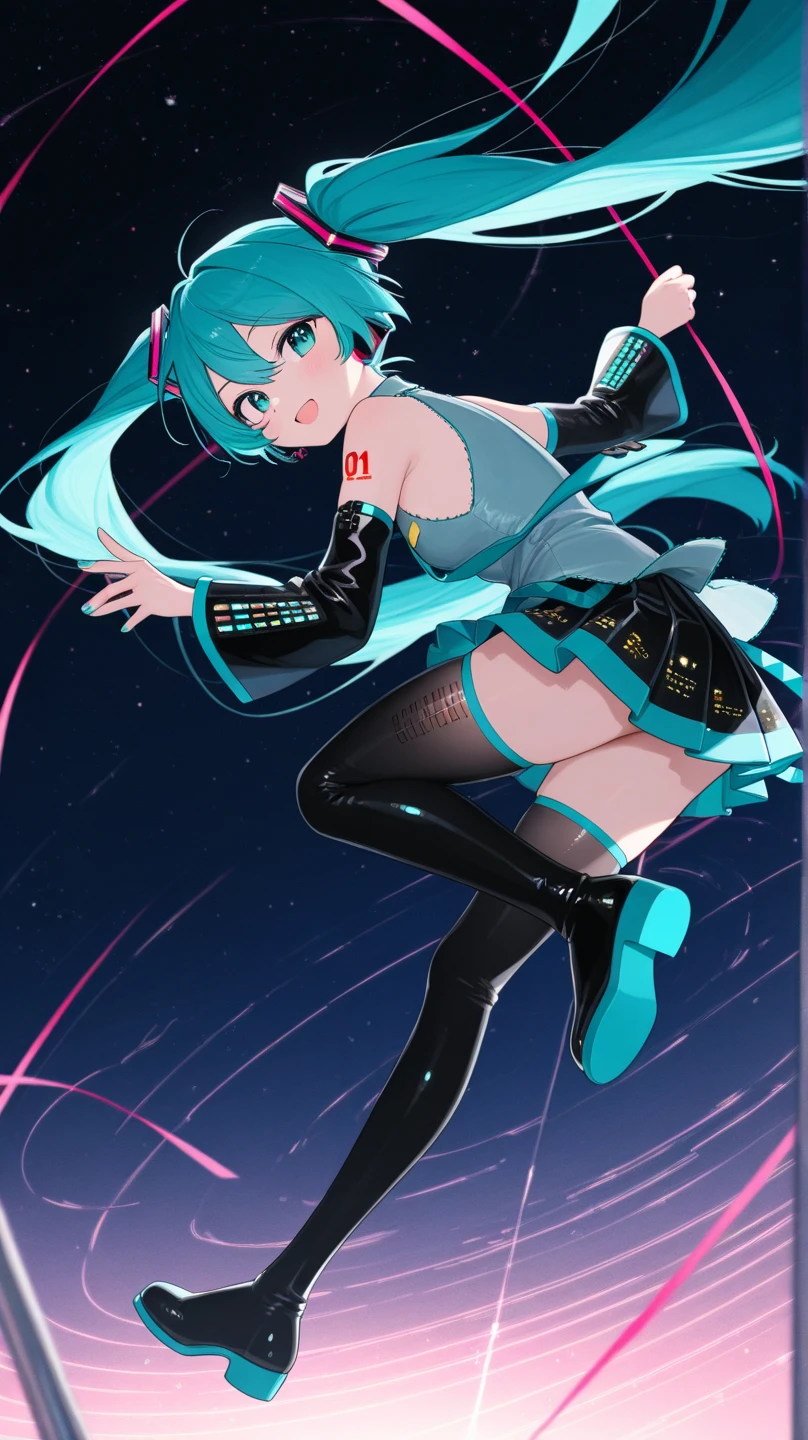 (1girl in),(High quality), (hight resolution), (Highly detailed), (in 8K),(lower body shot),Ram from Urusei Yatsura is wearing a transparent sailor swimsuit at school.),(Wearing black pantyhose)No shoes,Perfect Lighting,(Beautifully erect nipple shape:1.1),hight resolutionの美しい目,(Neutral white lighting:1.2),simple background,