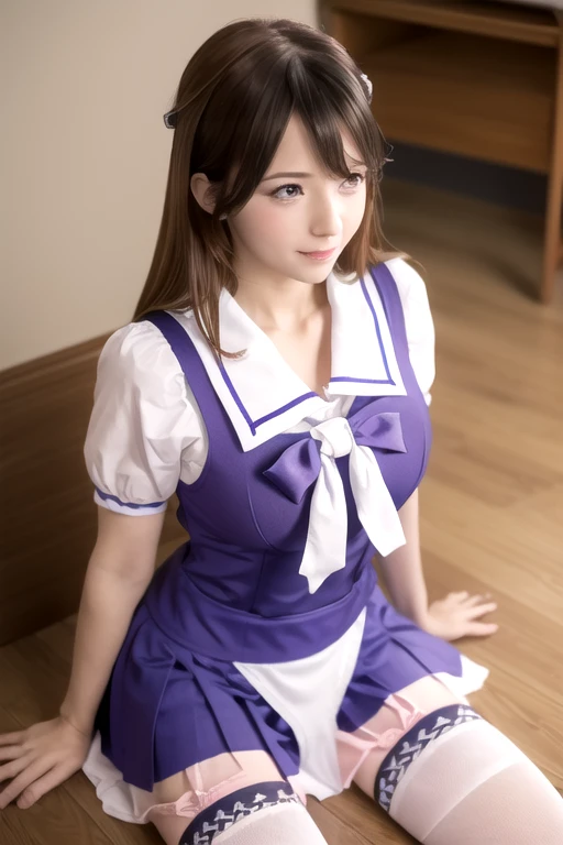 Genuine, High resolution:1.3), Girl with perfect body, Very beautiful face and eyes,Long Hair, Big Breasts,Exposing cleavage,Voluptuous body,Big BreastsのGカップ,Bunny Girl Cosplay,Sexy pose