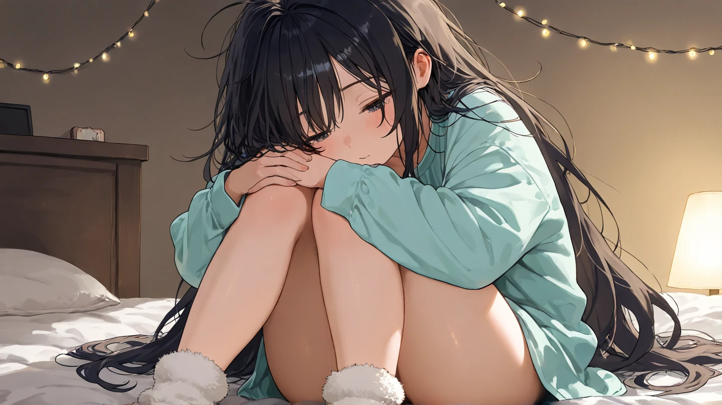 ((masterpiece,Highest quality:1.3,best quality illustration,realistic:1.3)),cowboy shot,独奏,1woman,(20-year-old、Japanese Beauty)、brown hair,long hair,center parted bangs,brown eyes,gorgeous eyes,((very small head:1.3)),tears,Heavy breathing,((very long body:1.2,skinny)),medium breasts,(tan skin:1.5), (gleaming skin,toned body,slender body),sweat,(black oversized hoodie,vagina,bottomless、Wet crotch)、White sneakers、squatting,Alley、Shibuya、Tokyo、