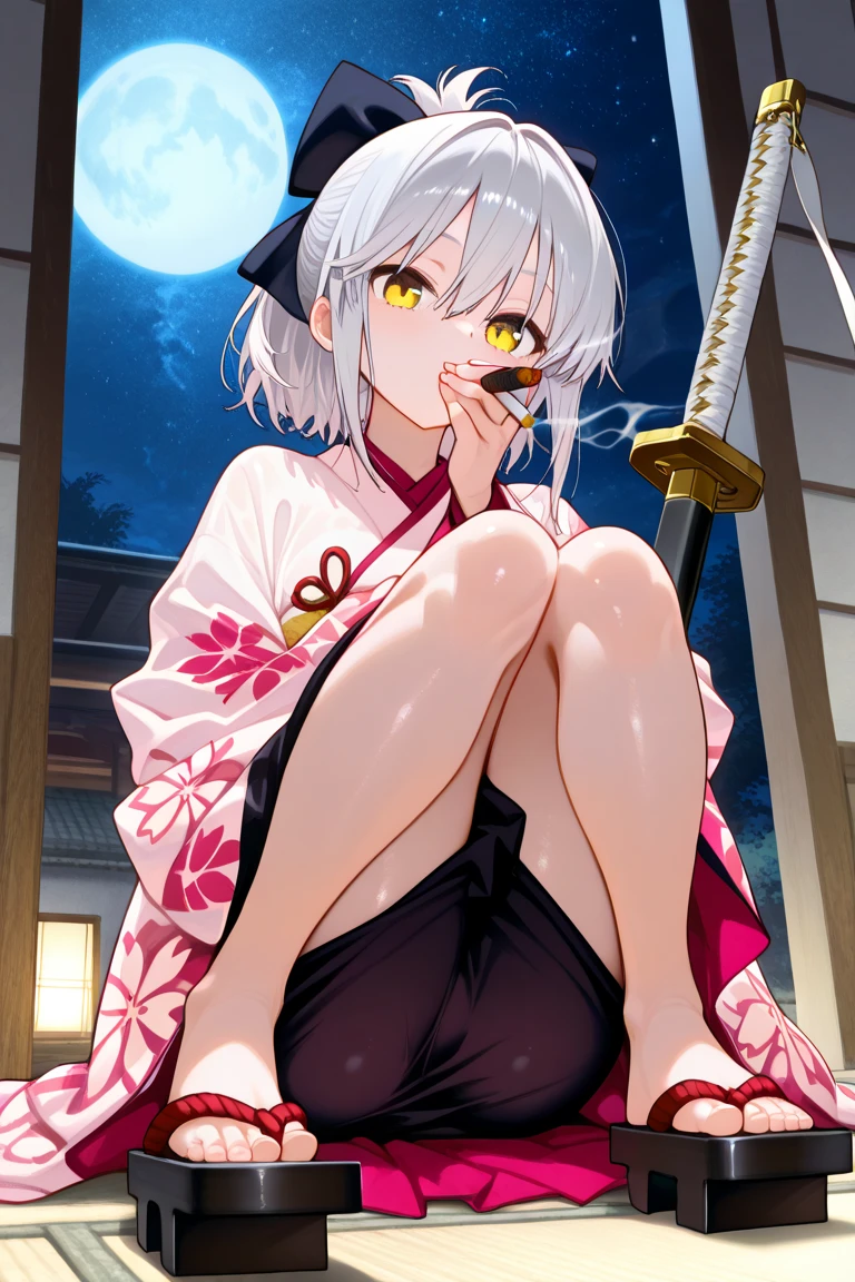 Anime girl lying on a blanket on the fallen autumn leaves, , Anime girl crouching, Beautiful anime girl crouching, Fascinating anime, Ayaka Genshin Impact, White-haired God, shikamimi, White fox, , Thighs!!!, Thighs!!!!!!, White cat lady, Azur Lane Style