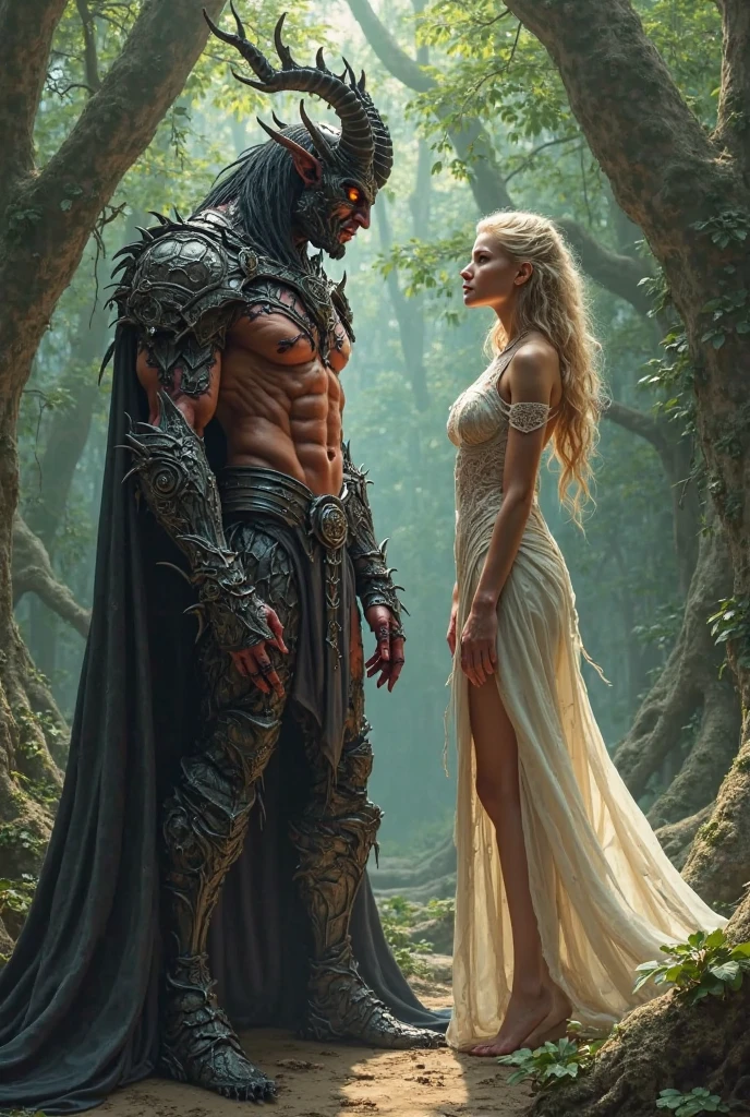 Demon with his queen