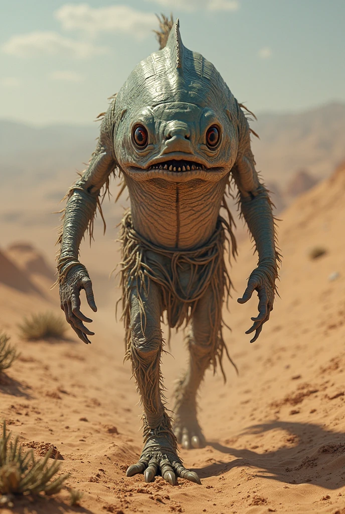 the weirdest creature roaming in the dunes, baltic sea shore
