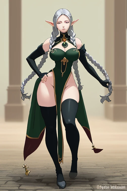 female, make up, black long hair, green eyes, small breasts, wide hips, thick thighs, empress, black background, jewelery, sexy, goddess, face close up, bayonetta witch clothes, tattoos, inked tattoos, sleeve tattoos, black clothes