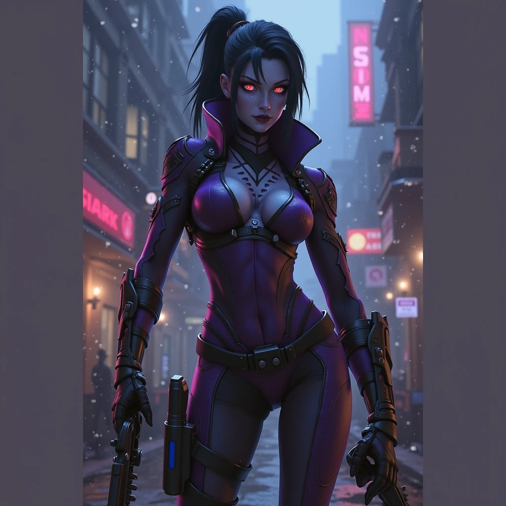 blue skin:1.1, standing, dynamic pose, medium breasts, detailed face and eyes,
detailed background, highly detailed, best quality, high resolution, 4k, cinematic lighting, upper body, detailed face and eyes, red eyes, <lora:Concept - Add_detail:0.5> chissF, 1girl, sitting, <lora:Race - Chiss:0.5>
<lora:Concept - SolidEyev2:0.2>, solid eyes,