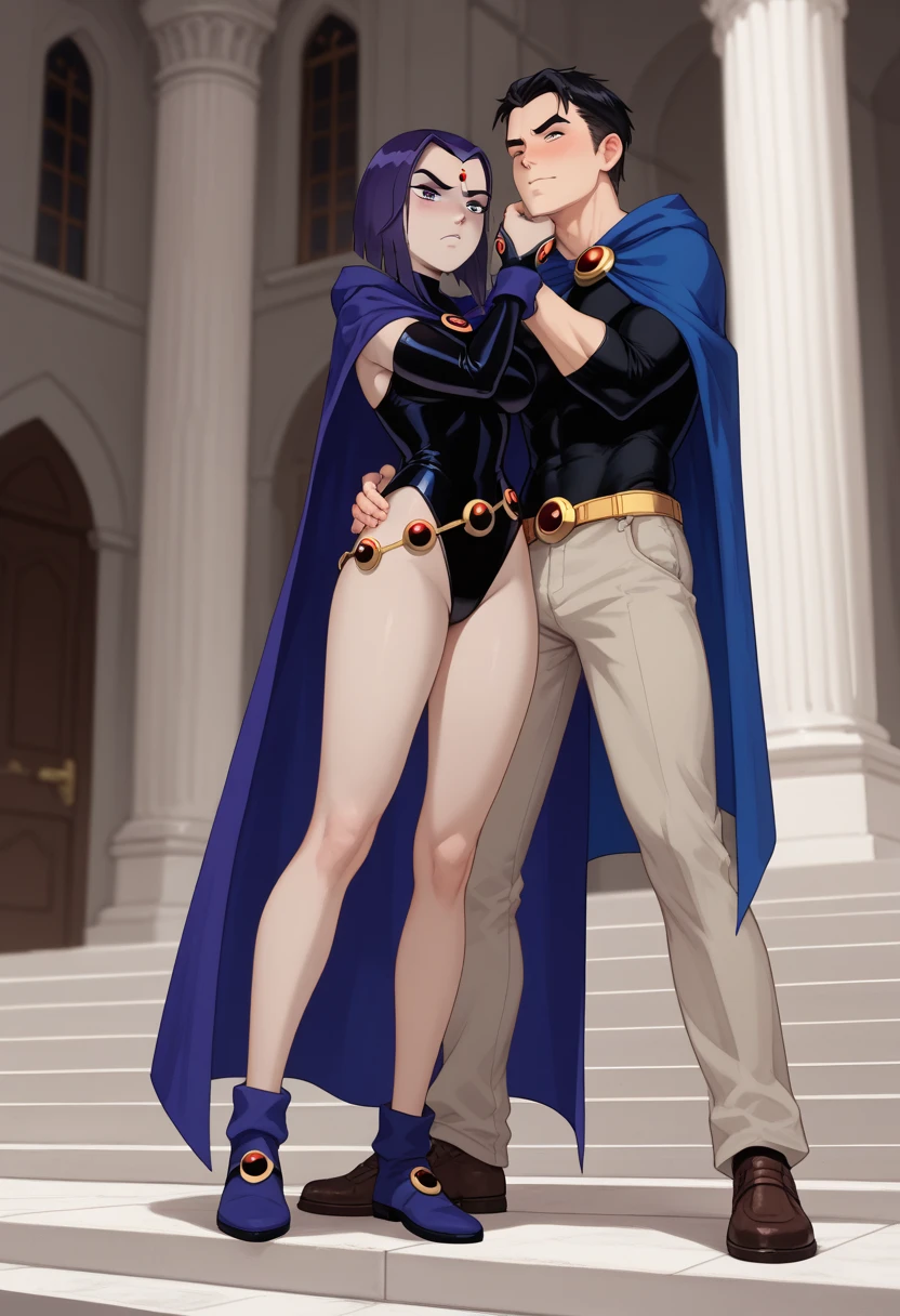 multiple futanari and 1 girl, Teen Titans characters, slave mistress, dominatrix, Mature futanari and young woman having oral sex, futanari has huge breasts and huge erect penis, young woman with large breasts and wet vagina, Futanari holding girl under knees, spread legs, penis penetrating vagina from beneath girl, muscular futanari, futanari's fingers rubbing top of vagina, huge breasts, sex scene, girl being penetrated by futanari, girl bouncing on futanari penis, girls face pinned on wall, booty up, penetrated from behind, girl's eyes closed with mouth open, futanari penetrating girl while stimulating clit, excited face, sensual scene, NSFW, climax,