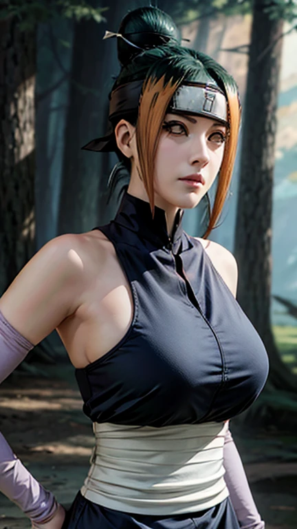 Masterpiece,Solo,1girl,Pakura,(Naruto),Big Breasts,Pussy,Perfect Body,Sexy Body Hot,High Quality,High Resolution,Photograph 16K,Multicolored Hair,Green Orange Hair,Beautiful,Beautiful Woman,Naked,All Background