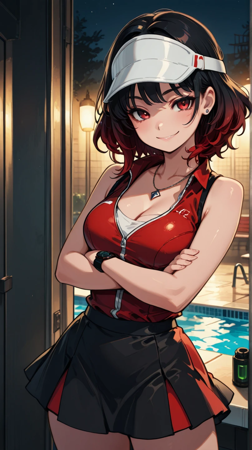 score_9,score_8_up,score_7_up,18 year old,1girl, sword art online,marnie_\(pokemon\),solo,nsfw,,standing,leg up,hand on hip, holding cup,seductive-smile,blush,plane breasts,brown hair,parted hair,long hair,red dress
,plunging neckline,gold chain,center opening,cleavage,navel,earrings,bracelet,pool ,people,multiple boys,