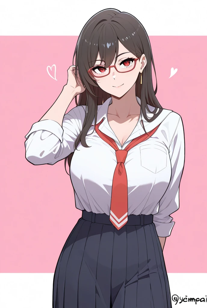 18 yeas old, girl, brown hair, ponytail, slim, big tits, narrow red eyes, cute, cat ears, glasses,
(embarrassed, blush:1), (ecstasy:0.6), (think:1.8), (smile:1.5), (sweat:1.6), school sailor uniform, See-through, ribbon, fishnet, garter belt, frills, Kneesocks, long boots, rose, headdress,
handcuffs, wallet chain, frontal, standing, centet of attention, central park, many people