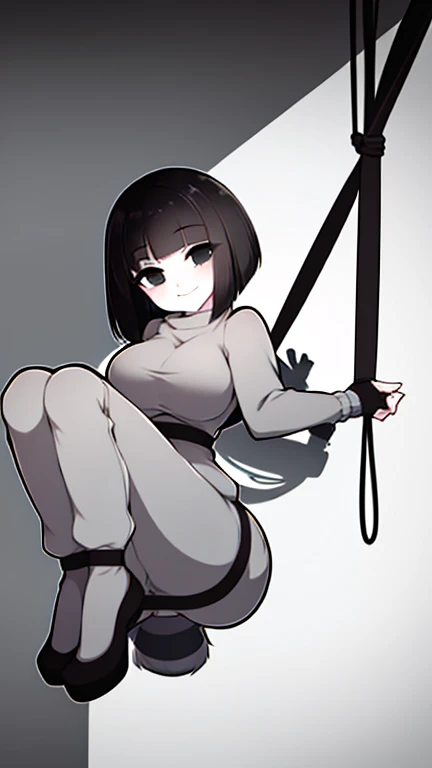 Drawing of a woman in a white dress sitting on the ground, sitting position, Dominant posture, neutral posture, relaxed posture, Posture with hands behind body!, various postures, maintain posture, whole body posture, bandage, Cute and elegant pose, whole body posture, creepy pose, sexy Dominant posture, 诱人的sitting position, snake pose