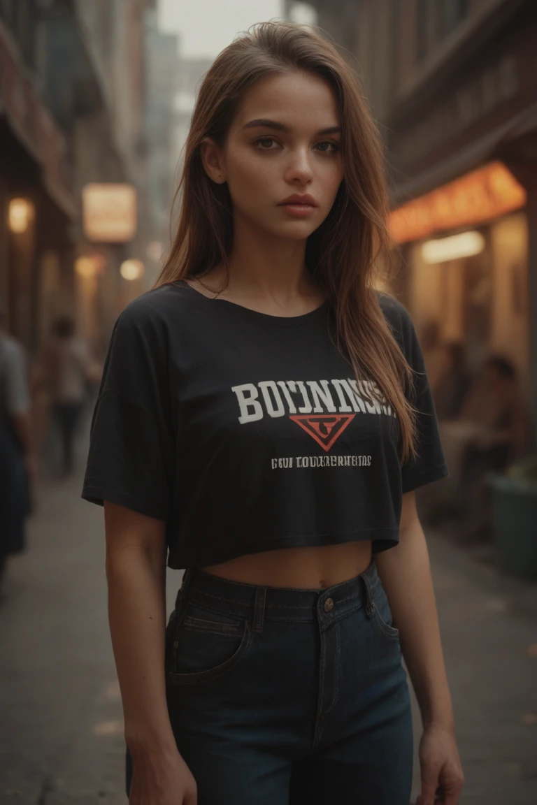 8k, masterpiece, RAW photo, best quality, photorealistic, extremely detailed CG unity 8k wallpaper, Depth of field, Cinematic Light, Lens Flare, Ray tracing, (extremely beautiful face, beautiful lips, beautiful eyes), intricate detail face, ((ultra detailed skin)) ,((Pakistani girl)), full body, big breasts, in the dark, deep shadow, pretty korean girl, kpop idol,(very slim slender fit-muscled body), ((looking at viewer)),(big smile), (fashion city night, (neon sign), (blurry background), midnight, (vacant city), (without people in the background), pretty korean girl, white diamond earrings, dia bracelets, dia necklace, clear eyes, walking , front shot, (pale skin), face forward, (big eyes), ((upper body shot)), (baseball cap), ((red color leggings)), (camel toe, shape), ((T-shirt, that say TURN BACK CRUME)), (ponytail) (looking at viewer), ((smile))
