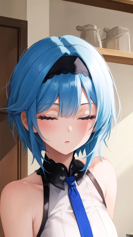 R
((Highest quality)), ((masterpiece)),Prevention of drawing errors　Prevent color matching mistakes　Do not apply patterns to the skin　First Person View　Light blue hair　Long Ponytail　nsfw　Hair Curtain　（Forehead Baring）　Adult women　Big Breasts（F Cup）　Black dress　A room in a luxury hotel　blush　照Rる　ベッドに倒R込む　Sweat　White Breath　Lying in bed　Inserting a penis into a pussy　激しく突かRる　Sticking out tongue　Sexually excited facial expression　Hearts in eyes