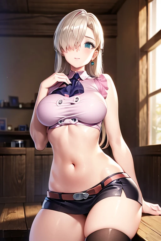 nsfw,Masterpiece、Cowboy Shot、One hand on hip、phsaber,Artoria、((Big Breasts))、(smile)、((Completely naked))、((vivid purple sexy high leg panties))、Calm expression、(((Close your mouth)))、((Inside the casino))、Shiny Skin、(Smile)、Vivid Green Eyes、Big eyes、Detailed eyes、Toned thighs、Around 30 years old、Above the knee socks、Glamorous Girl、Sexy pose、Five fingers、