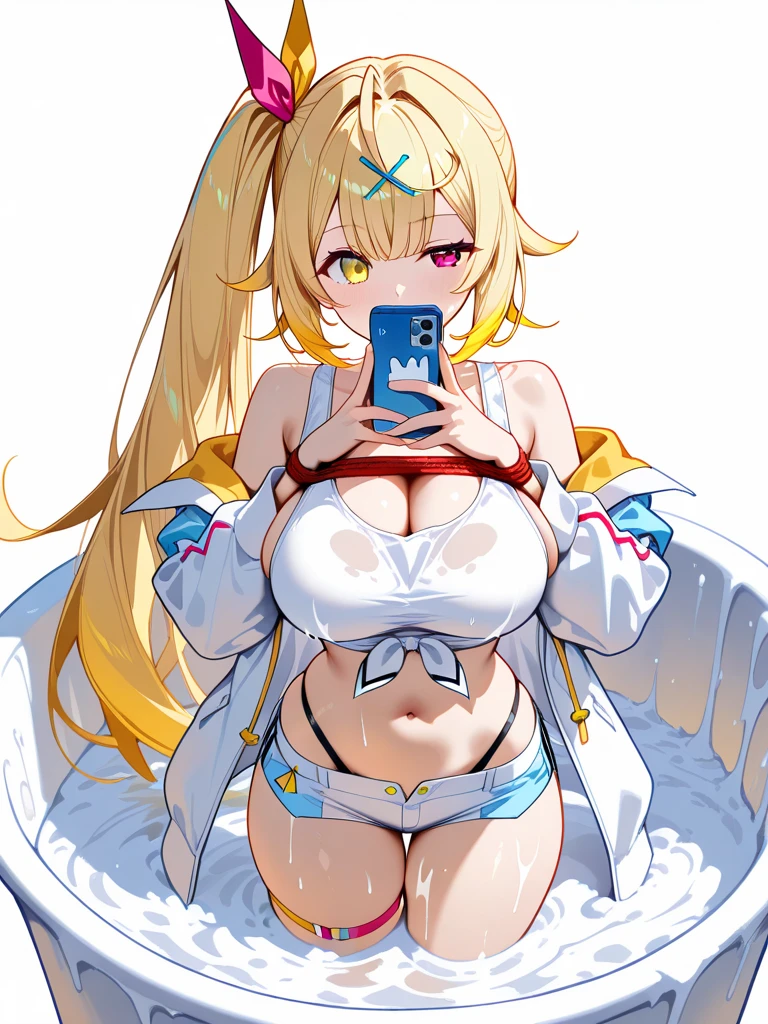 bang dream,(( pov, sailor, standing split, )), (masterpiece, best quality:1.2), mechanical cyber latex uniform, (royal bedroom background, ),(( spreading legs, head-mounted display)), (ultra detailed breast skin texture, ultra enormous gigantic breast expansion, ), (sitting on sofa, ),
