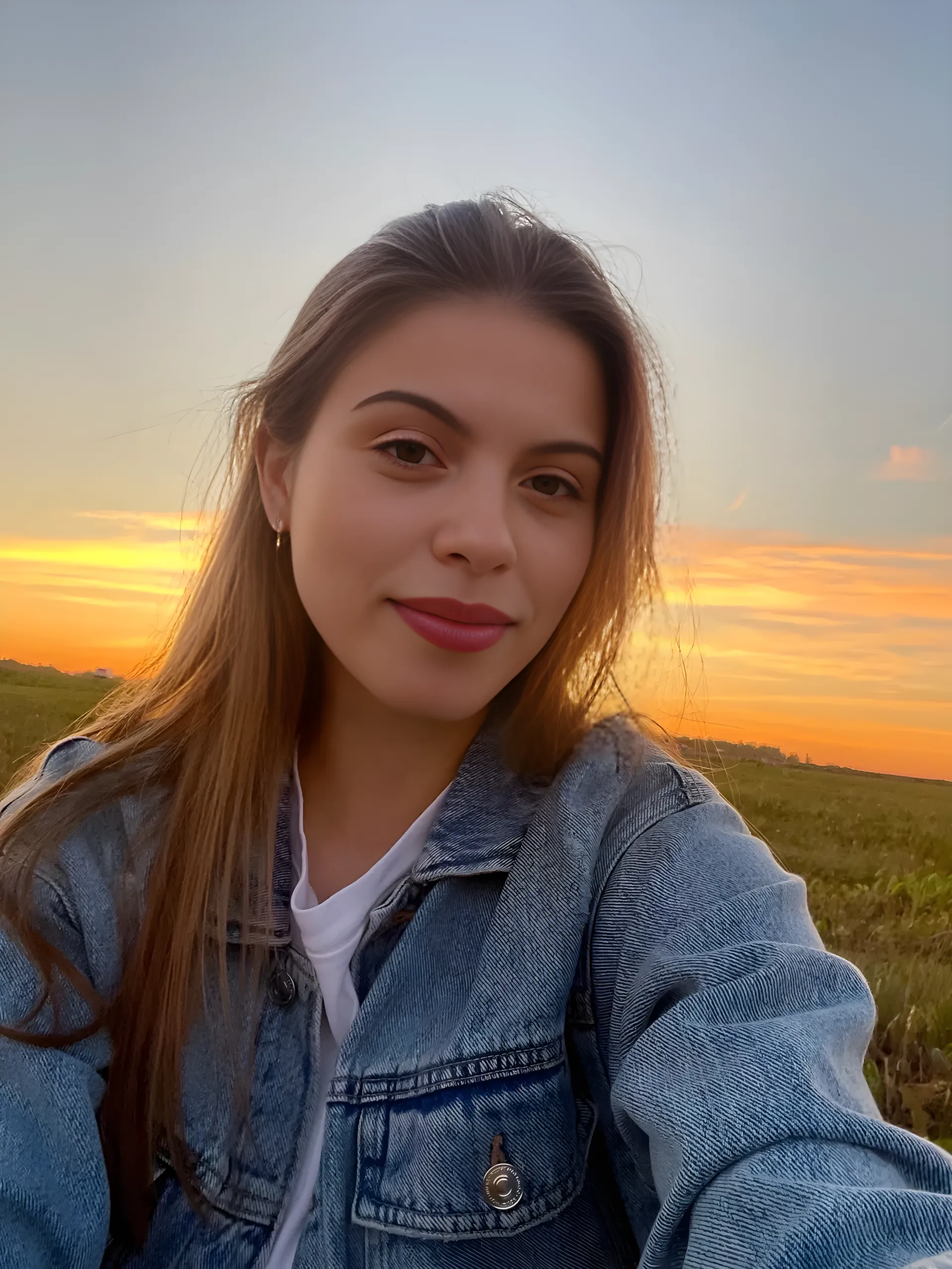 closeup portrait, professional portrait, front lit natural lighting, upper body, facing viewer, mouth open, ((winking)),((one_eye_closed)), beautiful woman (wearing denim overalls), <lora:BelleDelphineNewV4:0.75>, facing viewer, in on a farm, tractor, beautiful pink long hair, Instagram photo, belledelphine