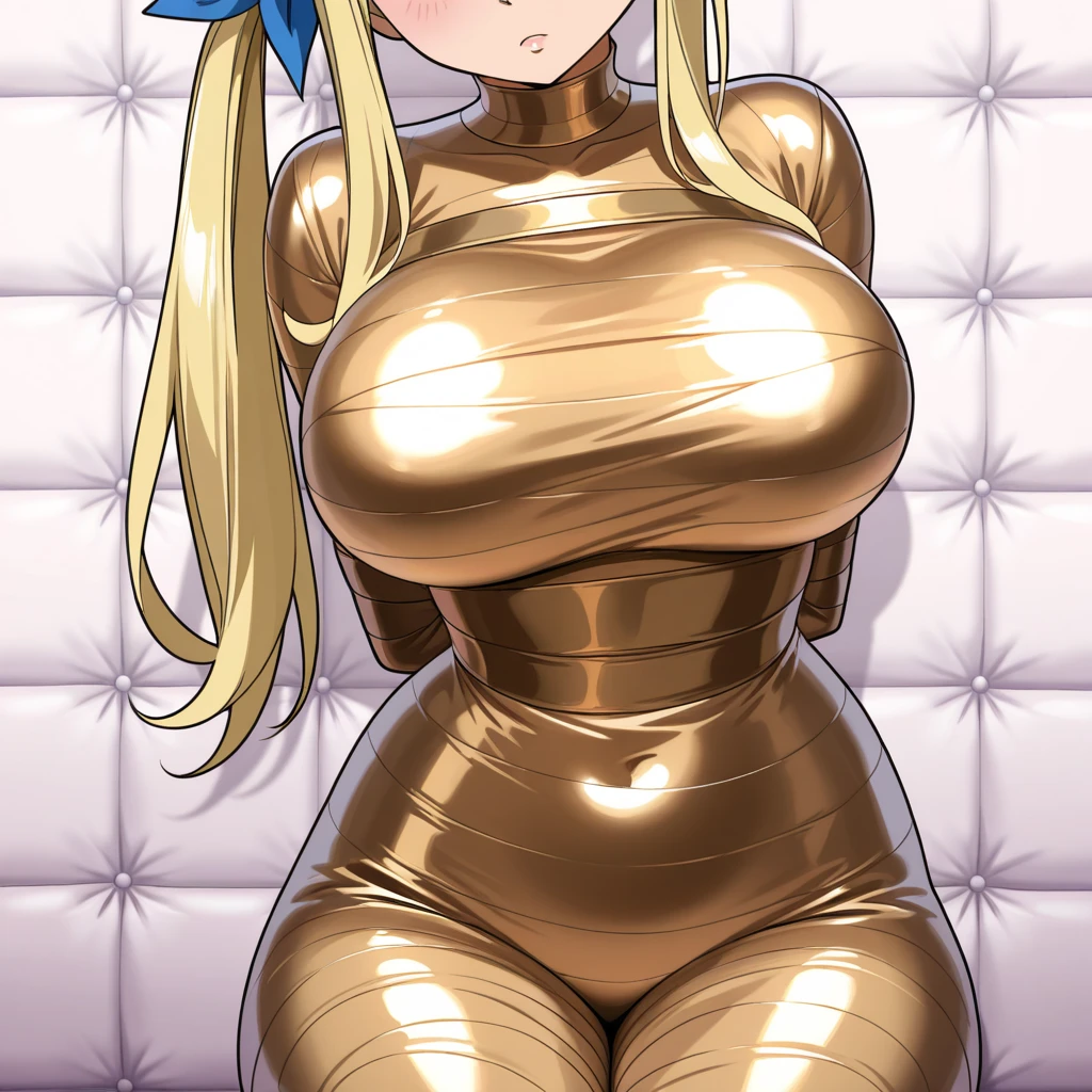 1 girl areolas big breasts big hips blonde hair blue eyes blush breasts busty curvy dark skin dark skinned woman dress feminine giant breasts giant hips huge breasts big breasts big hips giant breasts huge hips long hair massive breasts massive hips belly button nipple bulge nipples visible through clothes silver dress thick thighs thighs voluptuous