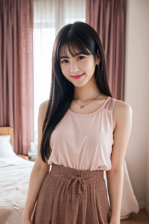 (masterpiece, best quality:1.1), (8k, raw photo, photo realistic:1.2, f22), (shiny skin), detailed skin,long hair,ribbon,detailed face, detailed eyes,smile,BREAK, real world, intricate details, smil, BREAK, 1girl, full body,(short sleeve,ribbon,pink),BREAK, (table,wine:1.4)
