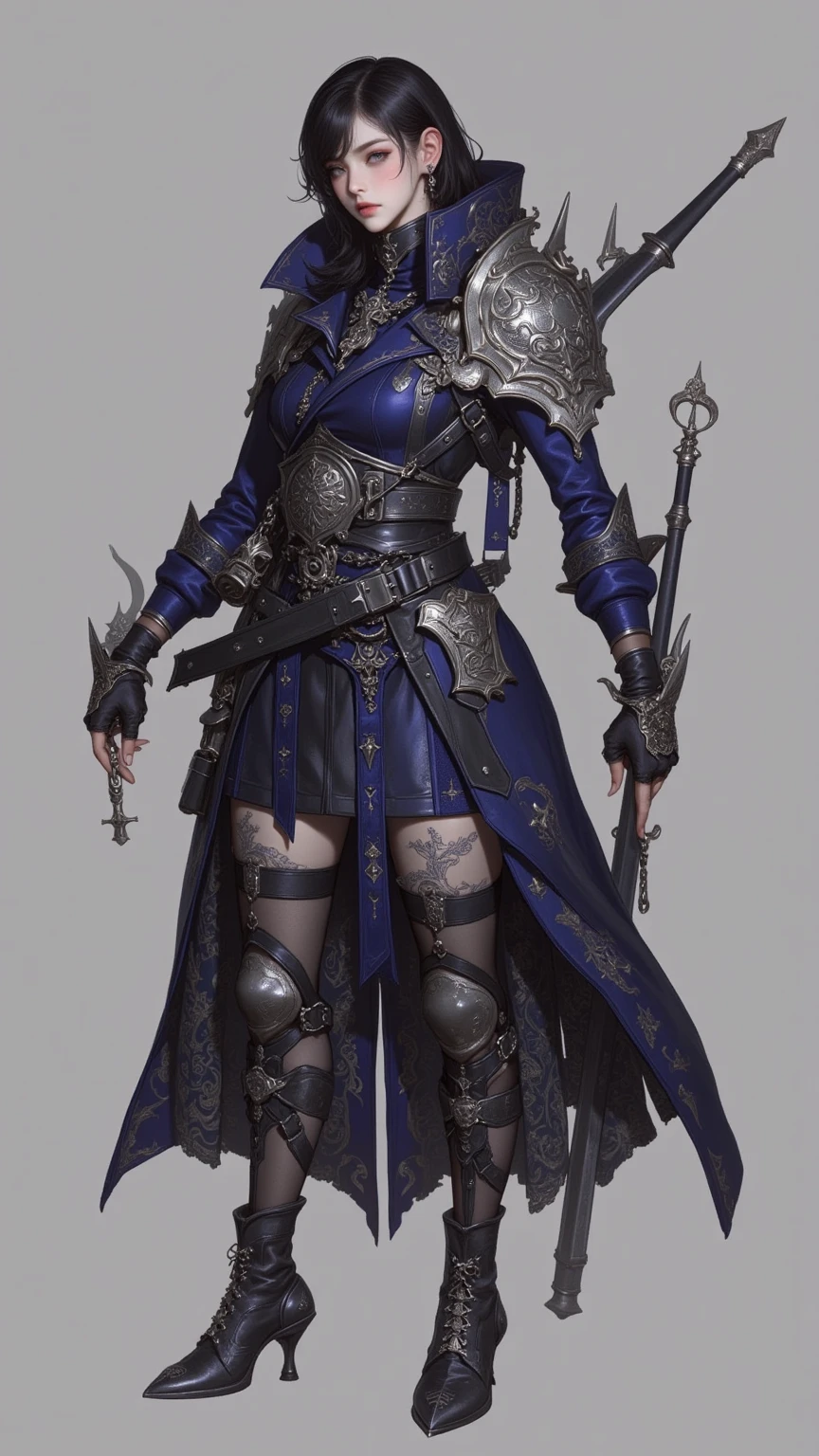 (best quality:1.1), (masterpiece:1.1), detailed, perfect anatomy,(white background:1.5),1girl, warrior, cat ears, blue hair, extremely detailed,looking at viewer(masterpiece, best quality:1.2)<lora:adventurers_v1:1>, moody lighting, glow, glowing, mysterious, mystical, magical, rim lighting, gorgeous, vibrant, psychedelic, colorful, intricate, elegant, sharp focus, highly detailed, digital painting, concept art, matte, masterpiece, Hyper detailed ultra sharp, vibrant aesthetic, bloodwave, colorful, psychedelic, ornate, intricate, digital painting, concept art, smooth, sharp focus, illustration, beautiful female, post apocalyptic
