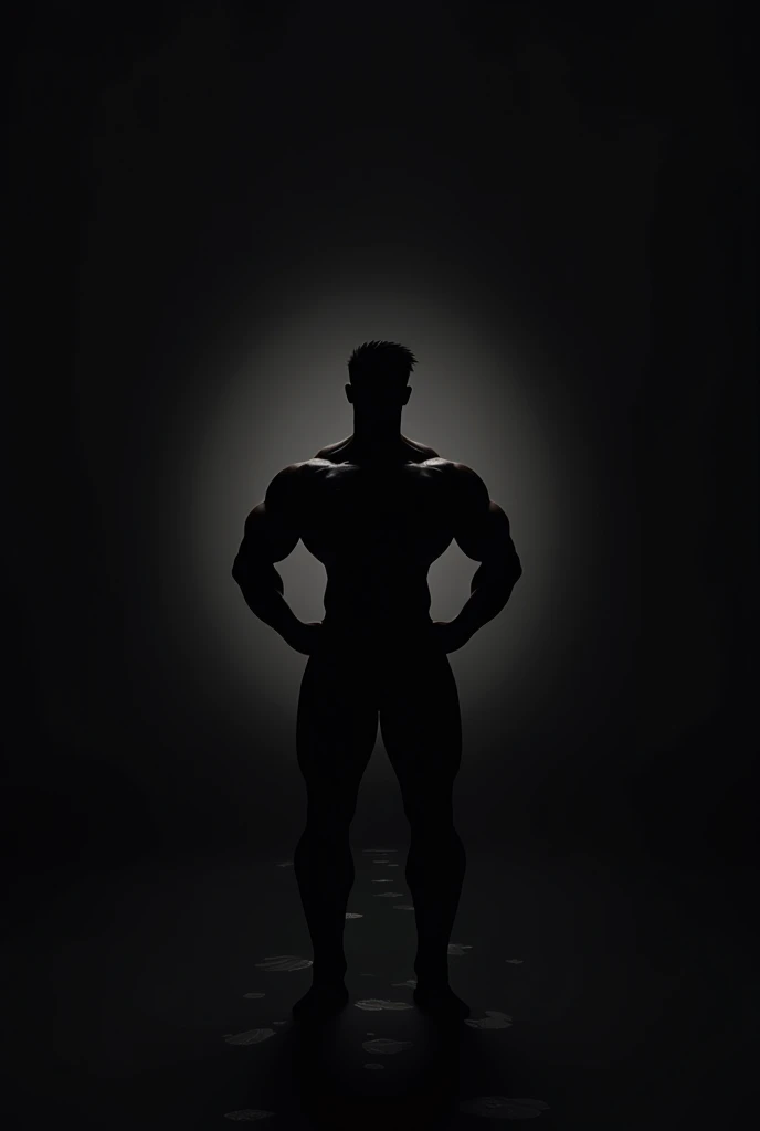 muscular naked man