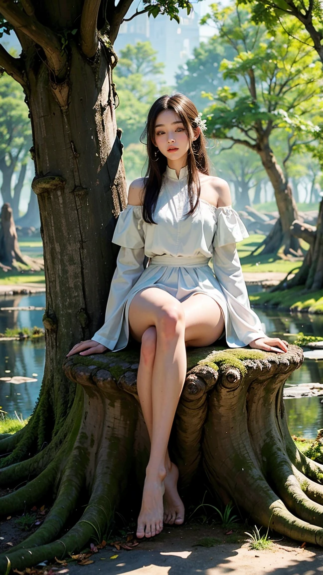 (1girl:1.3),solo,__body-parts__,
official art, unity 8k wallpaper, ultra detailed, beautiful and aesthetic, beautiful, masterpiece, best quality,Fantastical Atmosphere, Calming Palette, Tranquil Mood, Soft Shading,
Miko priestess, charm spell, talisman familiar, shrine maiden duties,