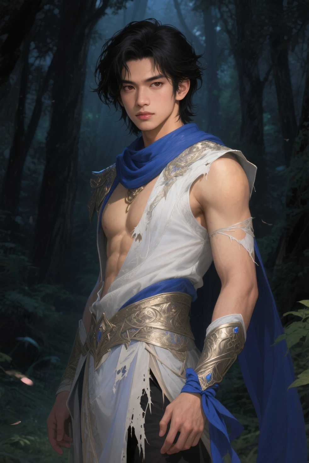 1 man, (male model) hot skin, masterpiece, best quality, most handsome man in the world, by Shen Quan, perfect body, beautiful male model, an attractive man 18-24 years old aesthetic, blossoms in spring, green fields, spring, plains, trees, flowers, blue sky, rough and handsome young man in white transparent robe, white transparent fabric, shirtless jacket shoulders, exposed chest muscles, exposed thighs, ((exposed transparent white briefs)), (male focus), (smooth body)), smile, super cute, dynamic pose, cool and seductive, dramatic lighting, full body shot, full body shoot, young face, full body, body hairless, skinny tall, fit body, dominant, white or white skin, young face, firm body, hd, natural flesh tone, soft light, highly detailed, looking at the audience, photography, detailed skin, real person, realistic, photorealistic realistic, crazy detail, facial detail, hype maximization, hype surrealism, film, telephoto, lighting complex detail , Highly detailed, Highly detailed, Digital painting, artstation, concept art, smooth, sharp focus, illustration, Unreal Engine 5, 8K, art by Ross Tran and Greg Rutkowski and Alphonse Mucha, UHD, 8k, Show men only .8k Ultra HD, DSLR, dim lighting, high quality, film grain, Fujifilm XT3, male fan, 2-person, two-person model.