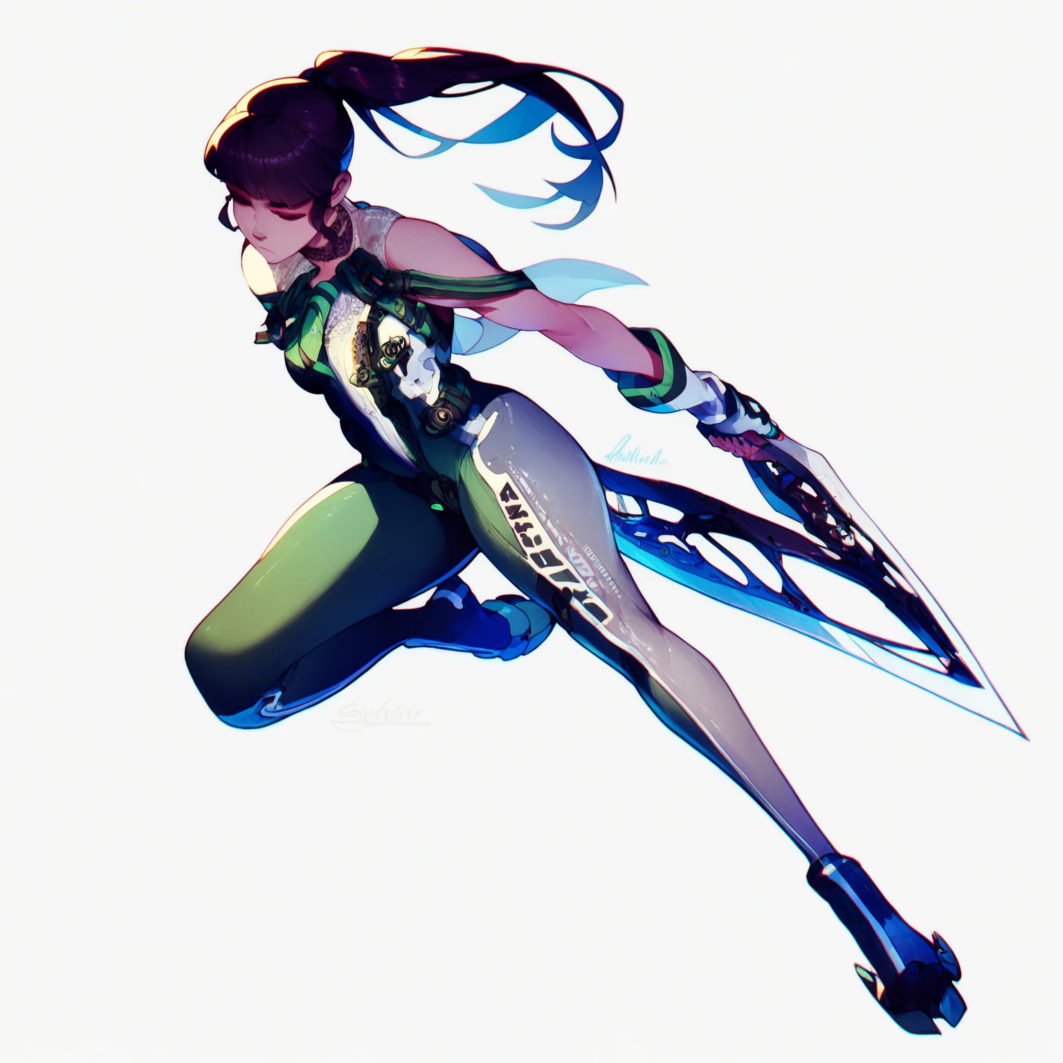 ((Best quality)), ((masterpiece)), (highly detailed:1.3), 3D, beautiful (cyberpunk:1.2) special forces, robort,female with thick voluminous hair wearing (wearing camouflage_uniform:1.1), body armour,cape,digital (camouflage:1.3),HDR (High Dynamic Range),Ray Tracing,NVIDIA RTX,Super-Resolution,Unreal 5,Subsurface scattering,PBR Texturing,Post-processing,Anisotropic Filtering,Depth-of-field,Maximum clarity and sharpness,Multi-layered textures,Albedo and Specular maps,Surface shading,Accurate simulation of light-material interaction,Perfect proportions,Octane Render,Two-tone lighting,Wide aperture,Low ISO,White balance,Rule of thirds,8K RAW,Efficient Sub-Pixel,sub-pixel convolution,