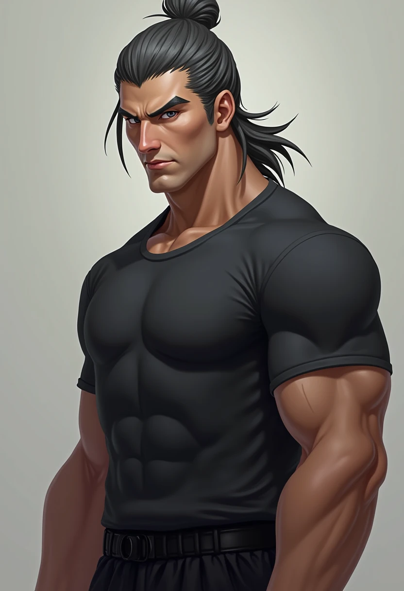 muscle men,long whitr hair,cool guy,tmasterpiece