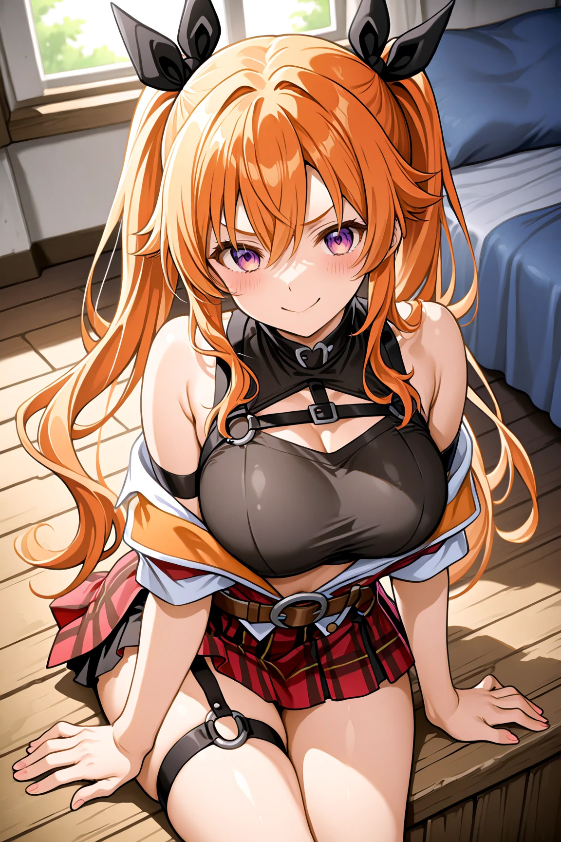 masterpiece,top-quality,Nami from One Piece, beautiful detailed brown eyes, beautiful detailed orange long hair,1girl,solo,beauty, very huge breasts,narrow waist,bust size is 100cm,restrained by chains on the bed,crying,sexy,soaked,seductive anime girl, oppai, biomechanical oppai,oppai proportions,Both hands are tied behind their backs and restrained,show oppai,chikubi,Completely naked,not wearing clothes