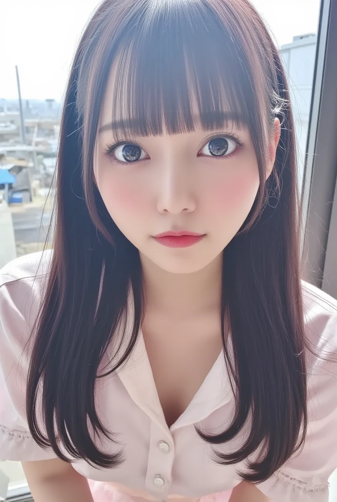 super model、Bob Hair、Otaku Girls、perfect  detail、hi-school girl、frilld