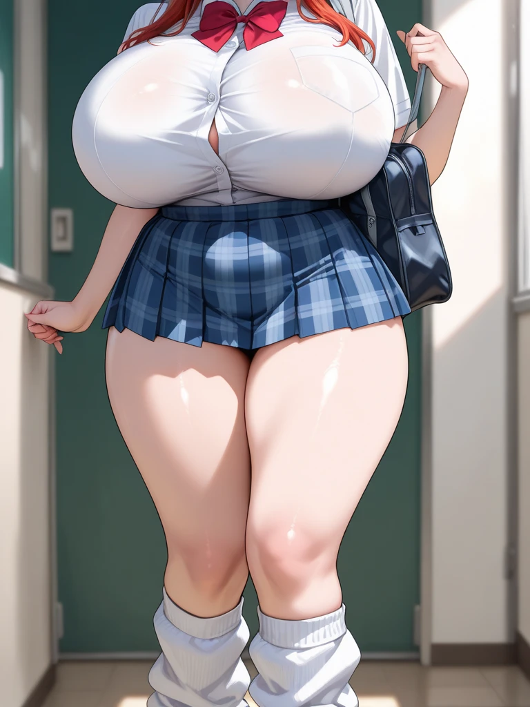 1 girl,high school girl,Erza Scarlet,High-cut underwear,((Low Angle,smile,pubic hair,,Navy blue mini skirt,Navy blue pleated skirt,pointybreasts,topless,pubic hair,angle of view of ceiling,Very exquisite white panties,flashy white panties,pubic hair,Black Pantyhose,pubic hair,cameltoe)),((from below:1.3)),((highest quality, wonderful,8k, masterpiece :1.3)), (Realistic, photoRealistic:1.4),(very fine and beautiful skin,Brown skin),Red hair,Very detailed,Cinema Lighting, Detailed light, Best Shadow, Dynamic Angle,Elaborate panties(High leg pants:1.1),Super big boobs:1.6, pubic hair,Plump thighs, In the office,skirtlift