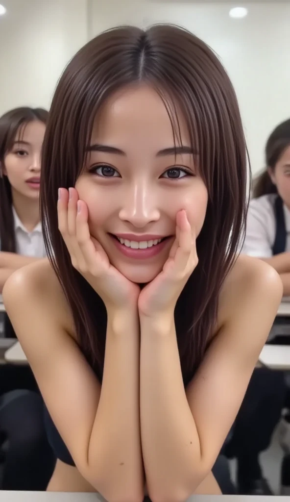(Full body portrait:1.2)、(10 girls:1.5),(Completely naked:1.5),((smile))、Confused、RAW Photos、(((The ultimate portrait masterpiece)))、((The cutest girl in the world))、1 girl、12 years old、Japanese、Cute Face、Bright expression、((Silky Hair))、(A high ponytail tied with a ribbon:1.1)、(Huge breasts)、((Eyes that shine like jewels))、Glowing Skin、(young woman'A consisting of a transparent white shirt, Thin red ribbon, blazer, And a checked skirt:0.6)、Winter clothes、(Uniforms made from high-quality fabrics:0.5)、Ultra-detailed uniforms、(Open shirt:0.5)、((Cowboy photographed from the front))、A skirt fluttering in the wind、eyeliner、Beautiful Bangs、Hair between the eyes、((solve、High resolution))、Detailed Background、8KUHD、Digital SLR、Soft Light、high solve、Film Grain、Fujifilm XT3、Shallow depth of field、自然なSoft Light,(((((((((Completely naked:1.5))))))))),(Licking the penis:1.4),
